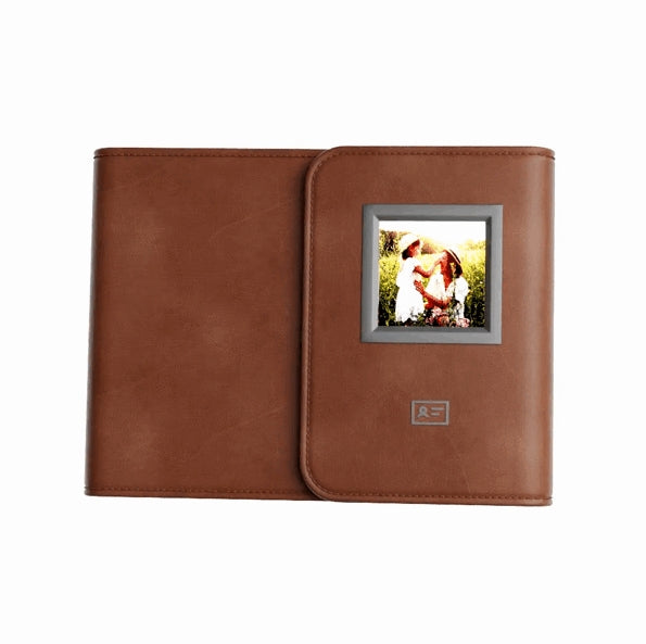 PhotoWallet: Carry Your Memories. Track It Anytime,RFID Blocking, Personalized E-Ink Display